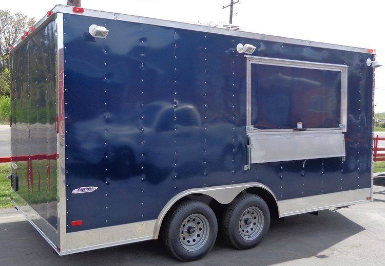 1272-concession-trailer-8.5-x16-blue-catering-food-event-vending-11.jpg Concession Trailer 8.5'x16' Blue - Catering Food Event Vending