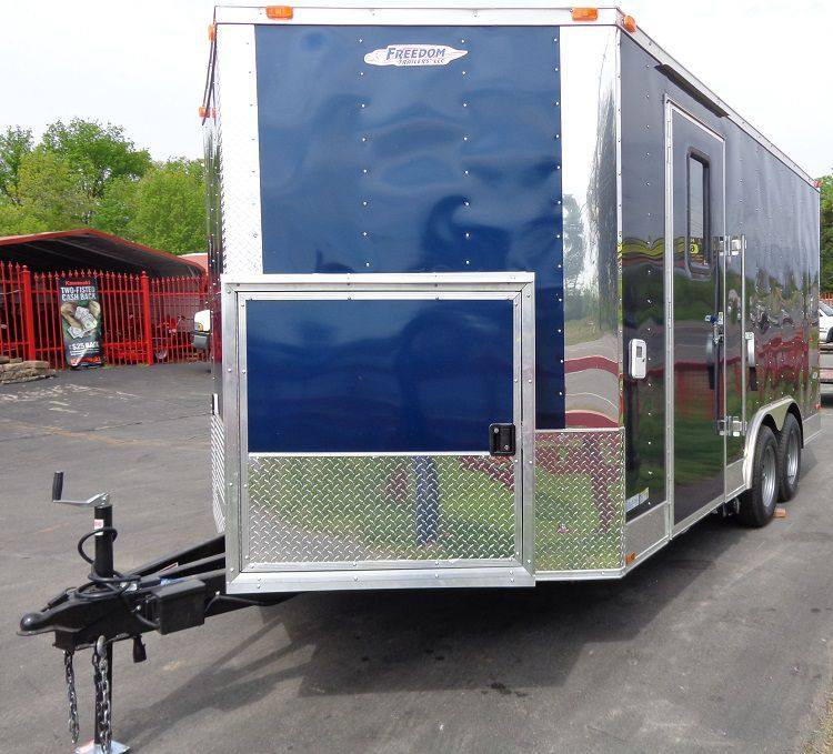 1272-concession-trailer-8.5-x16-blue-catering-food-event-vending-23.jpg Concession Trailer 8.5'x16' Blue - Catering Food Event Vending