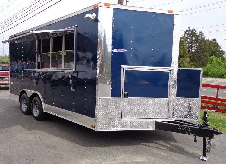 1272-concession-trailer-8.5-x16-blue-catering-food-event-vending-67.jpg Concession Trailer 8.5'x16' Blue - Catering Food Event Vending