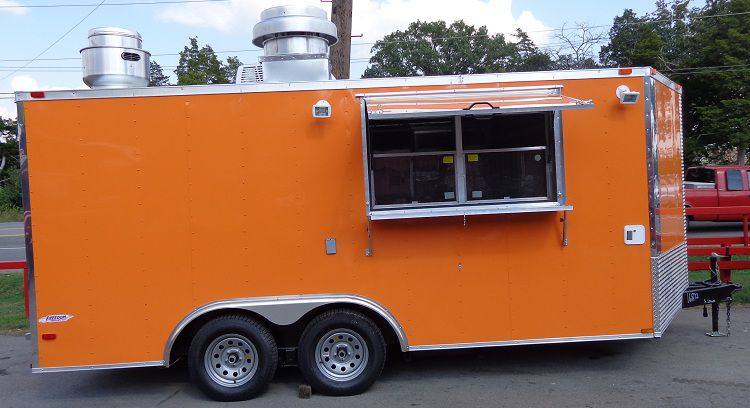 1274-concession-trailer-8.5-x16-event-catering-food-vending-orange-5.jpg Concession Trailer 8.5'x16' Event Catering Food Vending (Orange)