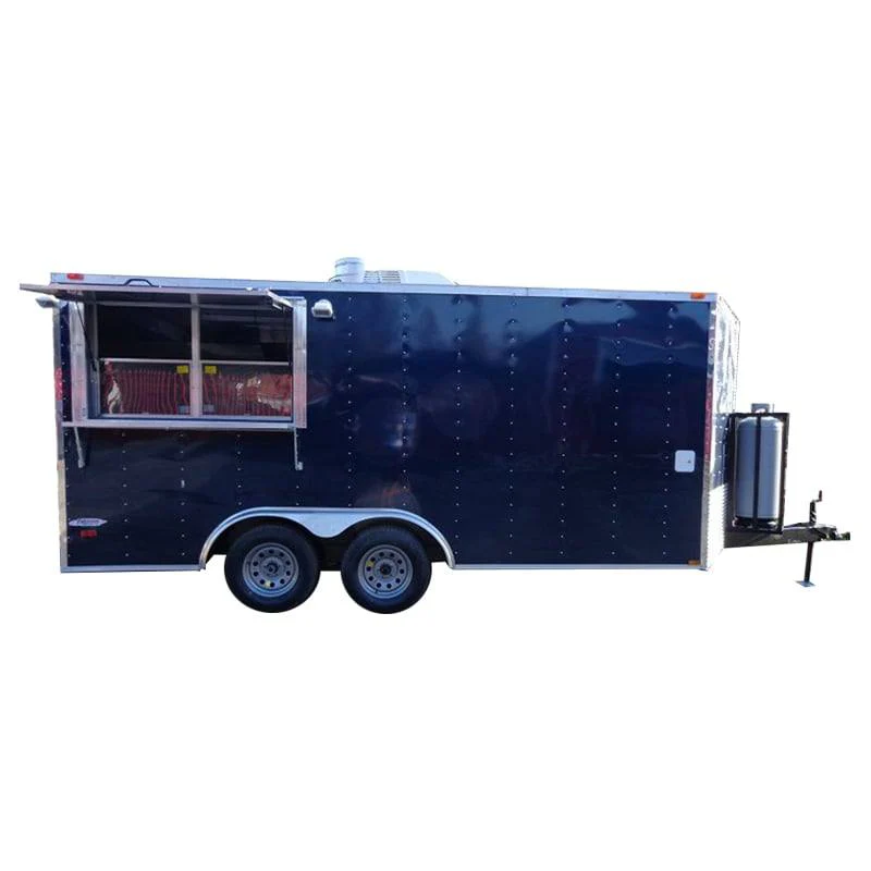 1275-concession-trailer-8.5-x16-indigo-blue-catering-event-vending-food-1.webp Concession Trailer 8.5'x16' Indigo Blue - Catering Event Vending Food