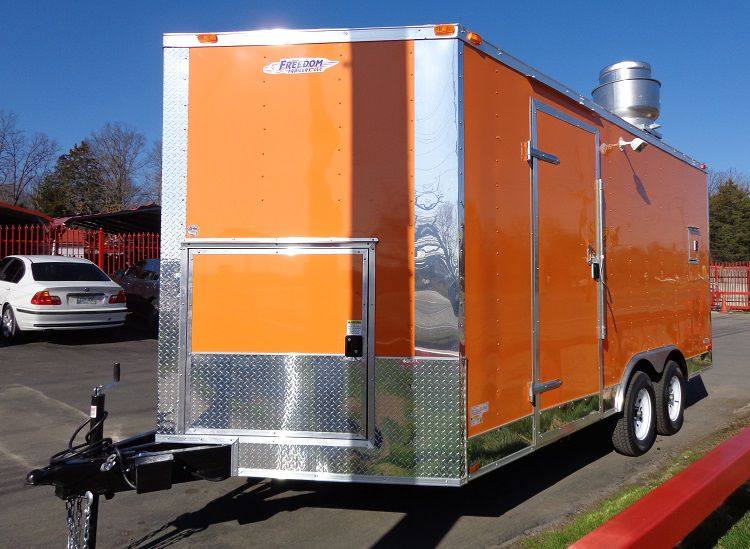 1276-concession-trailer-8.5-x16-orange-catering-vending-food-bbq-3.jpg Concession Trailer 8.5'x16' Orange - Catering Vending Food BBQ