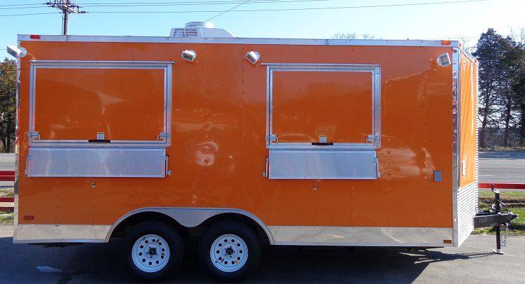 1276-concession-trailer-8.5-x16-orange-catering-vending-food-bbq-9.jpg Concession Trailer 8.5'x16' Orange - Catering Vending Food BBQ