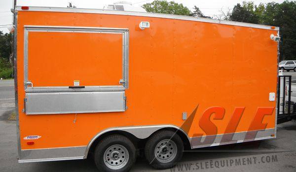 1277-concession-trailer-8.5-x16-orange-event-bbq-catering-vending-4.jpg Concession Trailer 8.5'x16' Orange - Event BBQ Catering Vending