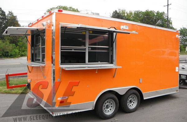 1277-concession-trailer-8.5-x16-orange-event-bbq-catering-vending-5.jpg Concession Trailer 8.5'x16' Orange - Event BBQ Catering Vending