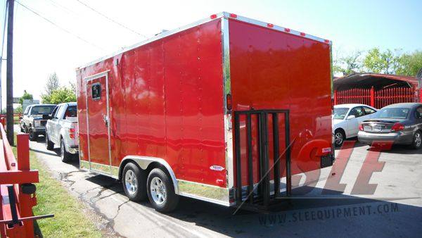1279-concession-trailer-8.5-x16-red-catering-food-vending-event-bbq-15.jpg Concession Trailer 8.5'x16' Red - Catering Food Vending Event BBQ