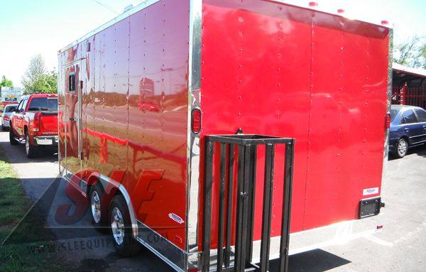 1279-concession-trailer-8.5-x16-red-catering-food-vending-event-bbq-2.jpg Concession Trailer 8.5'x16' Red - Catering Food Vending Event BBQ