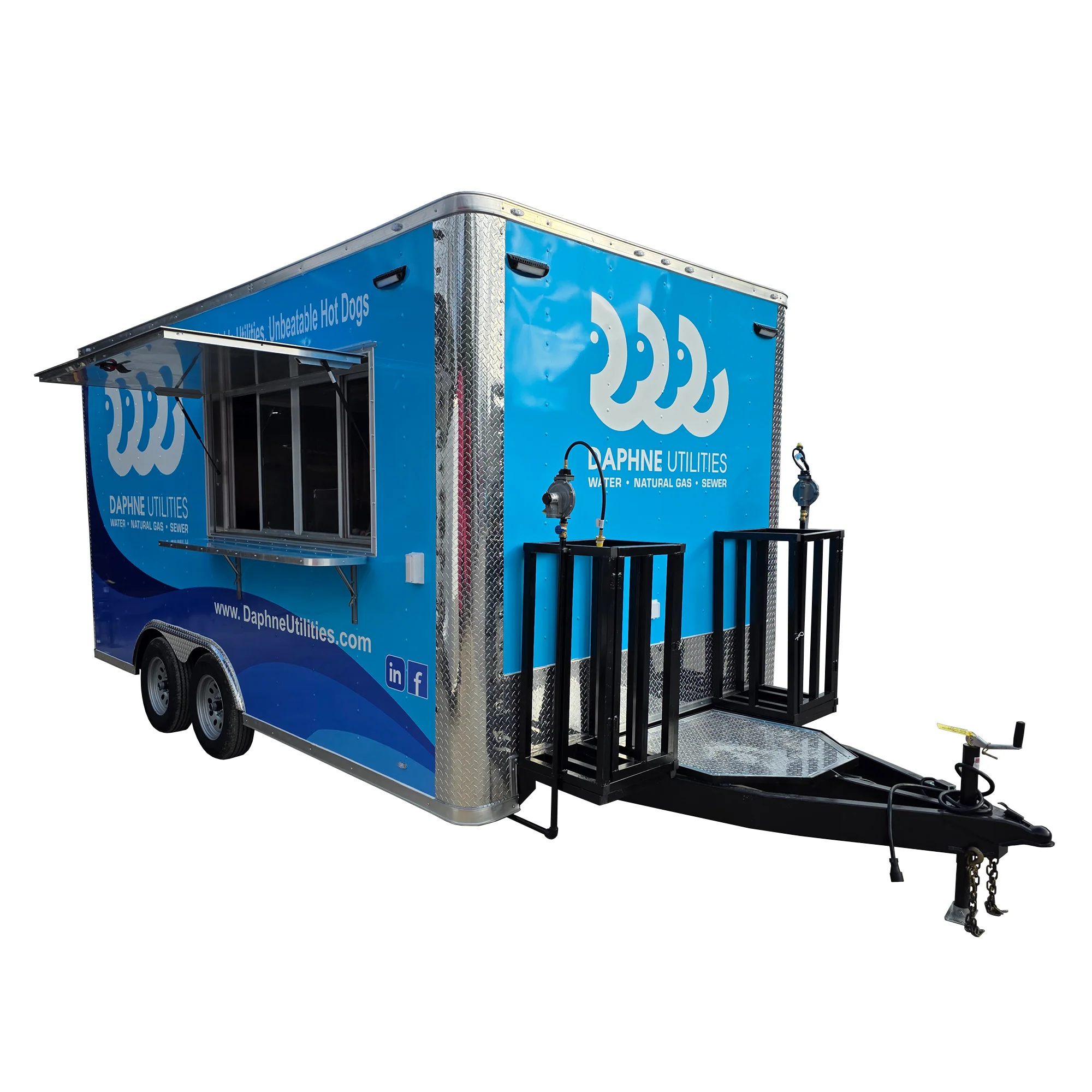 128-8.5-x-16-custom-concession-trailer-white-food-event-catering-with-appliances-1.webp 8.5' X 16' Custom Concession Trailer White Food Event Catering with appliances