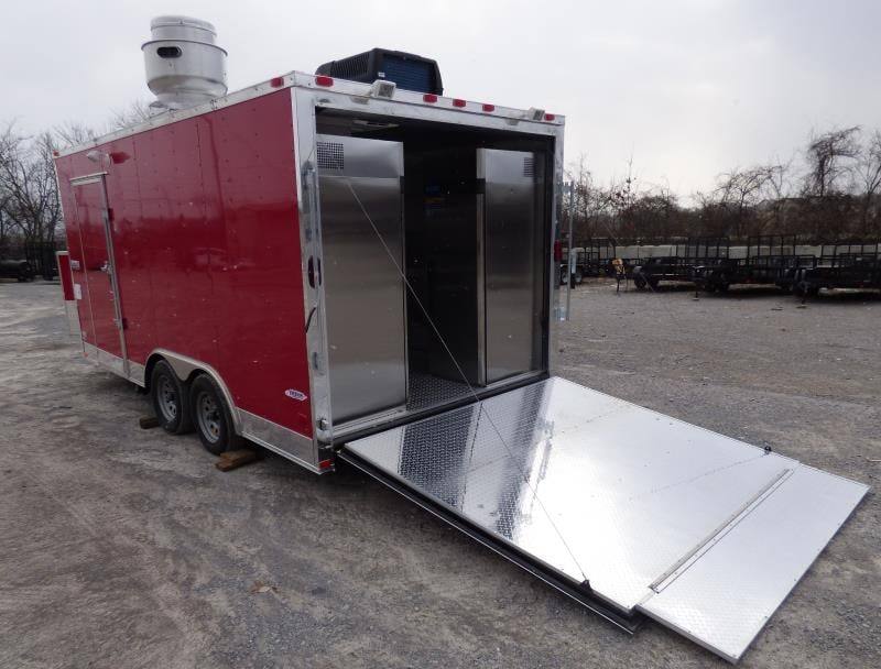 1281-concession-trailer-8.5-x16-red-event-food-catering-bbq-15.jpg Concession Trailer 8.5'x16' Red - Event Food Catering BBQ