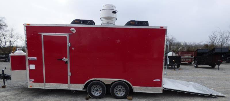 1281-concession-trailer-8.5-x16-red-event-food-catering-bbq-4.jpg Concession Trailer 8.5'x16' Red - Event Food Catering BBQ