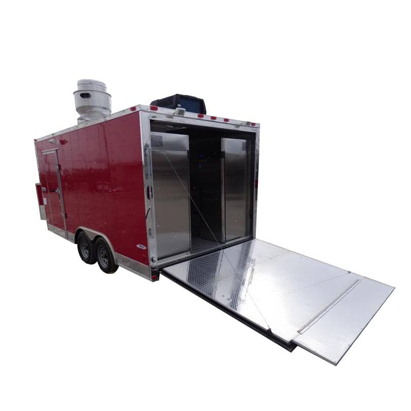 1282-concession-trailer-8.5-x16-red-event-food-catering-bbq-1.jpg Concession Trailer 8.5'x16' Red - Event Food Catering BBQ