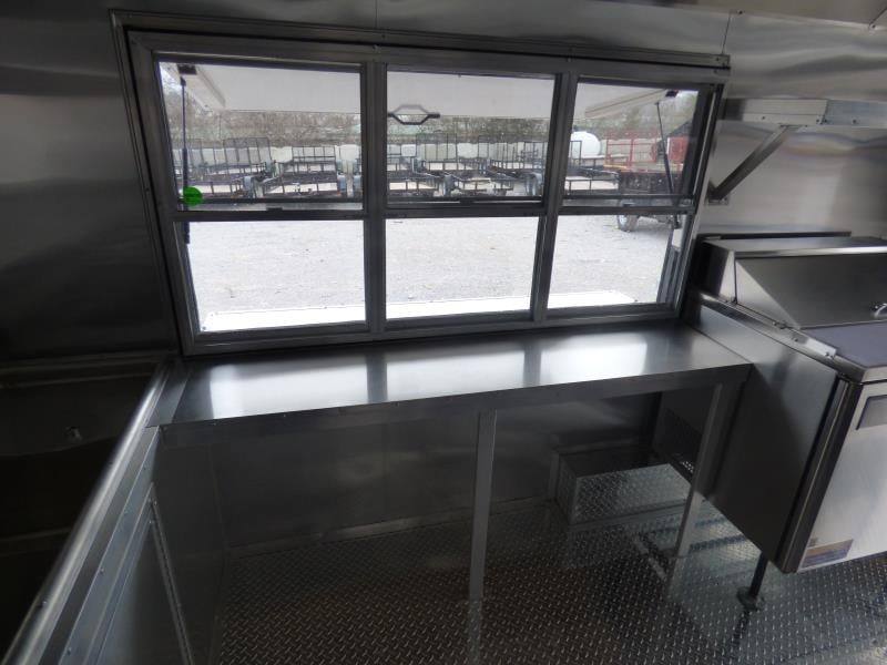 1282-concession-trailer-8.5-x16-red-event-food-catering-bbq-15.jpg Concession Trailer 8.5'x16' Red - Event Food Catering BBQ