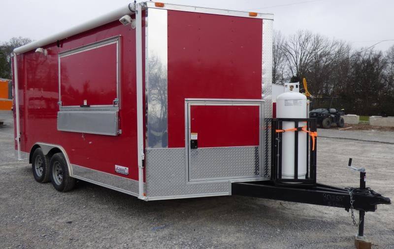 1282-concession-trailer-8.5-x16-red-event-food-catering-bbq-29.jpg Concession Trailer 8.5'x16' Red - Event Food Catering BBQ