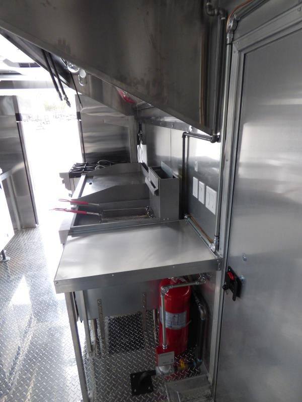 1282-concession-trailer-8.5-x16-red-event-food-catering-bbq-32.jpg Concession Trailer 8.5'x16' Red - Event Food Catering BBQ