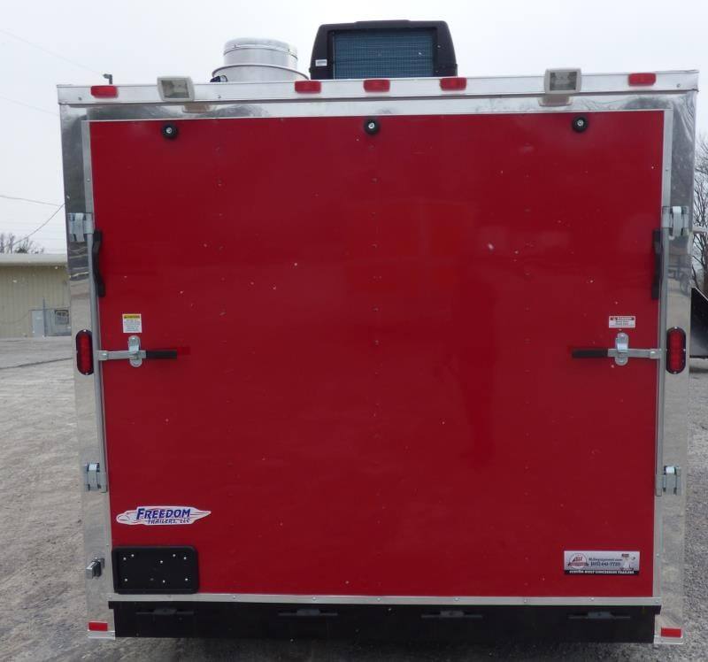 1282-concession-trailer-8.5-x16-red-event-food-catering-bbq-5.jpg Concession Trailer 8.5'x16' Red - Event Food Catering BBQ