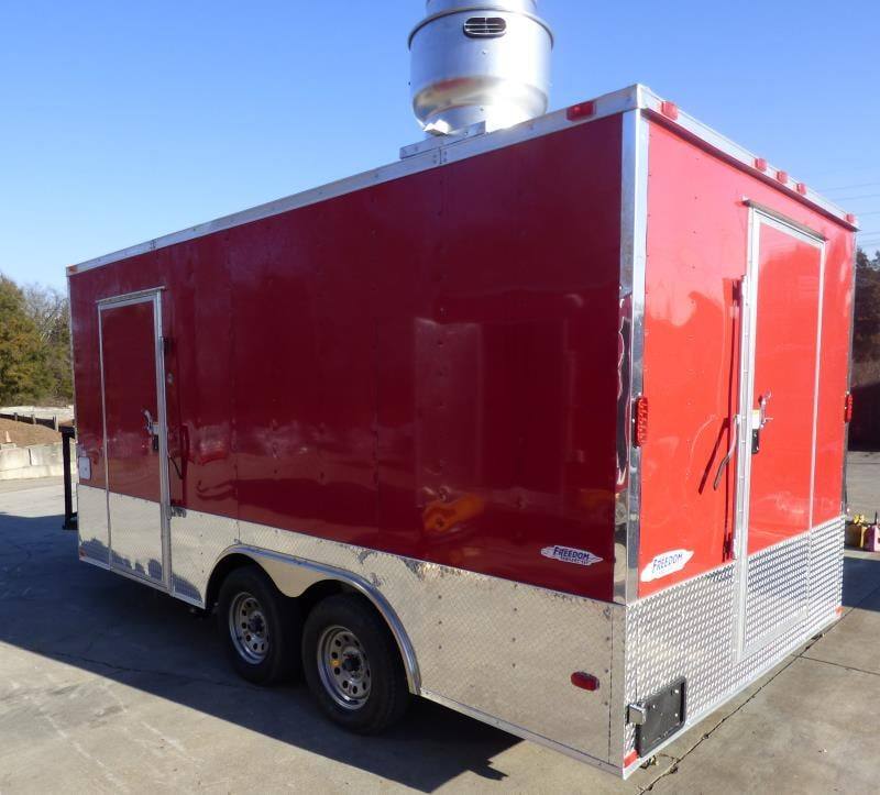 1283-concession-trailer-8.5-x16-red-food-catering-event-bbq-18.jpg Concession Trailer 8.5'x16' Red - Food Catering Event BBQ