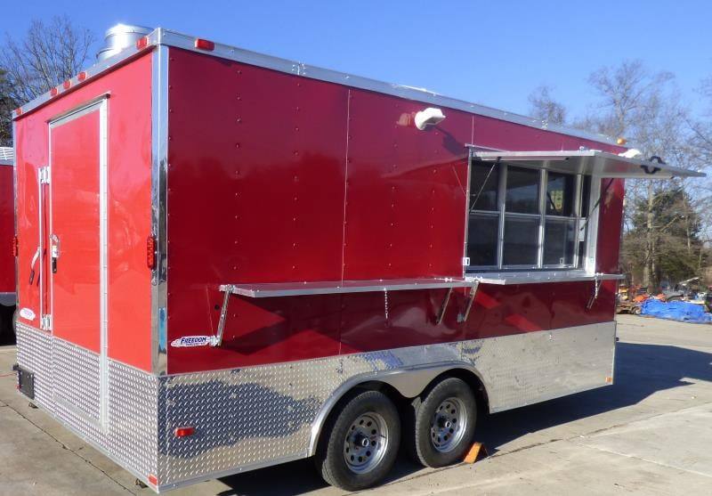 1283-concession-trailer-8.5-x16-red-food-catering-event-bbq-22.jpg Concession Trailer 8.5'x16' Red - Food Catering Event BBQ