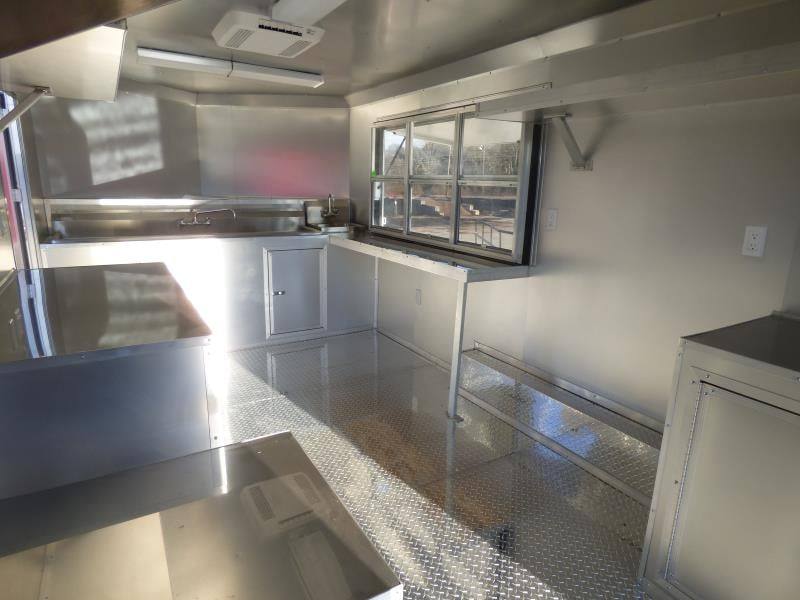 1283-concession-trailer-8.5-x16-red-food-catering-event-bbq-4.jpg Concession Trailer 8.5'x16' Red - Food Catering Event BBQ