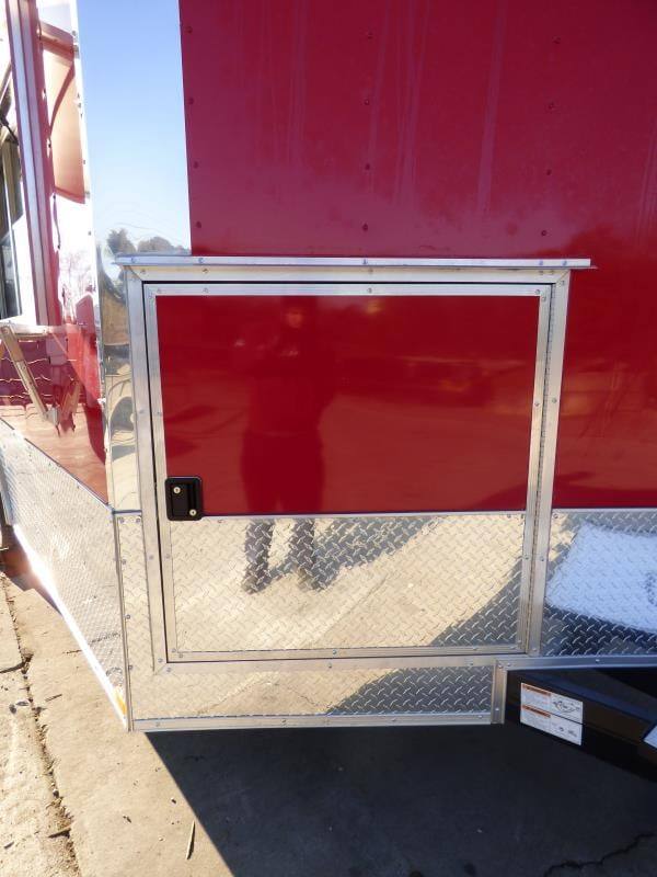 1283-concession-trailer-8.5-x16-red-food-catering-event-bbq-7.jpg Concession Trailer 8.5'x16' Red - Food Catering Event BBQ