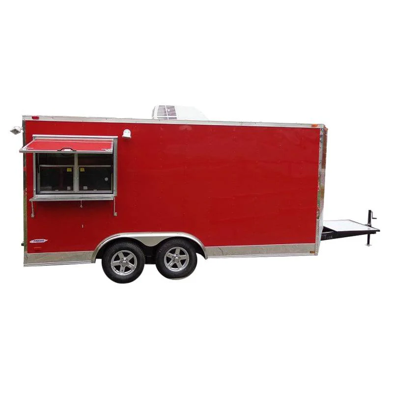 1284-concession-trailer-8.5-x16-red-food-vending-catering-event-1.webp Concession Trailer 8.5'x16' Red - Food Vending Catering Event
