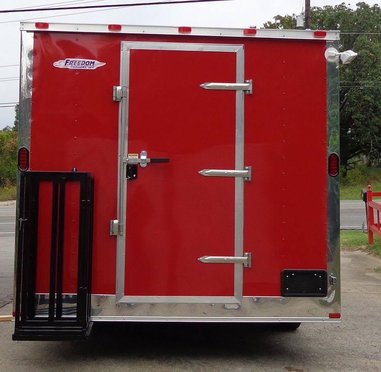 1284-concession-trailer-8.5-x16-red-food-vending-catering-event-7.jpg Concession Trailer 8.5'x16' Red - Food Vending Catering Event