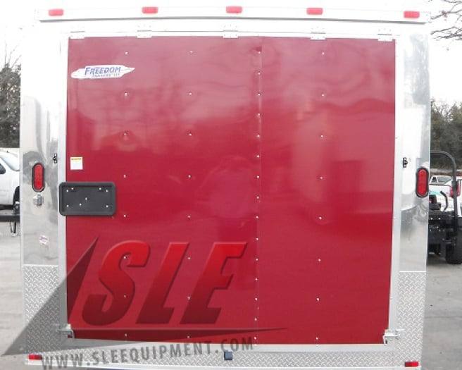 Concession Trailer 8.5'x16' Red - Pizza Event Food BBQ Catering