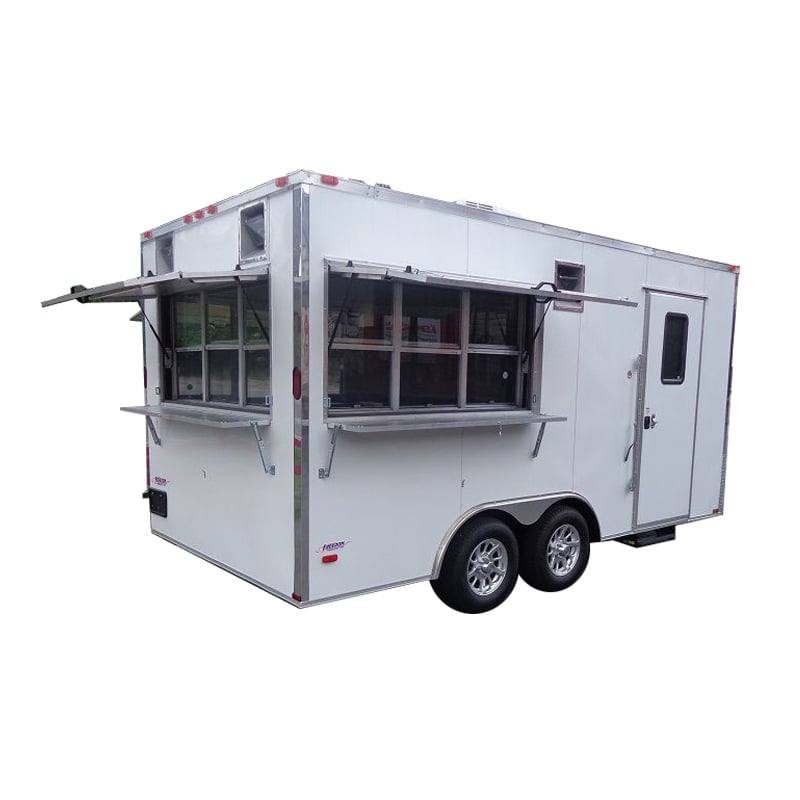 1286-concession-trailer-8.5-x16-white-event-food-catering-enclosed-kitchen-1.jpg Concession Trailer 8.5'x16' White - Event Food Catering Enclosed Kitchen