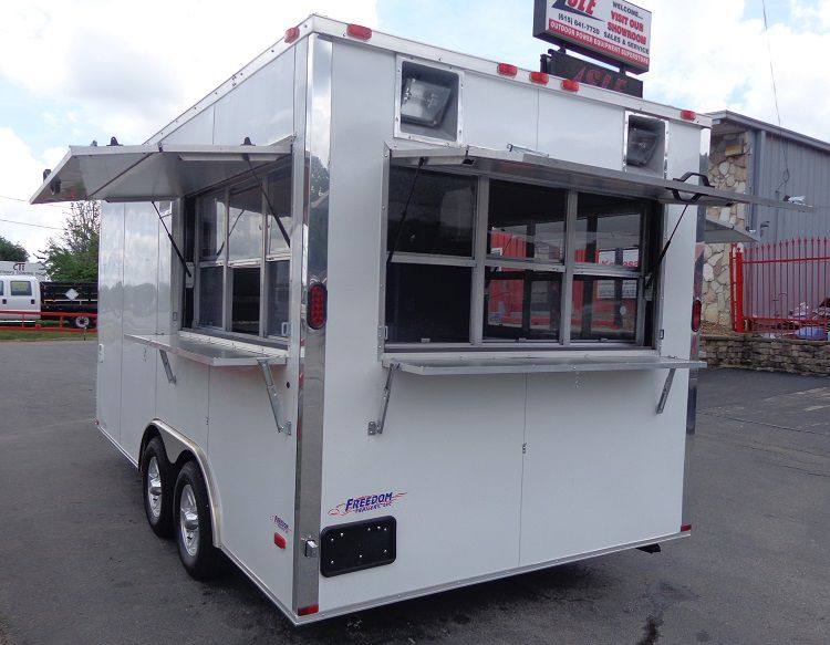 1286-concession-trailer-8.5-x16-white-event-food-catering-enclosed-kitchen-12.jpg Concession Trailer 8.5'x16' White - Event Food Catering Enclosed Kitchen