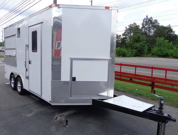 1286-concession-trailer-8.5-x16-white-event-food-catering-enclosed-kitchen-13.jpg Concession Trailer 8.5'x16' White - Event Food Catering Enclosed Kitchen