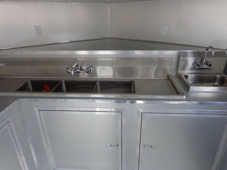 1286-concession-trailer-8.5-x16-white-event-food-catering-enclosed-kitchen-27.jpg Concession Trailer 8.5'x16' White - Event Food Catering Enclosed Kitchen