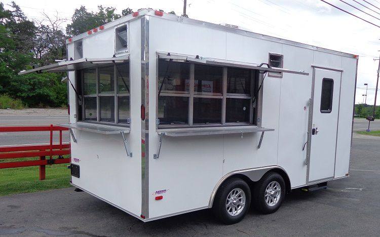1286-concession-trailer-8.5-x16-white-event-food-catering-enclosed-kitchen-5.jpg Concession Trailer 8.5'x16' White - Event Food Catering Enclosed Kitchen