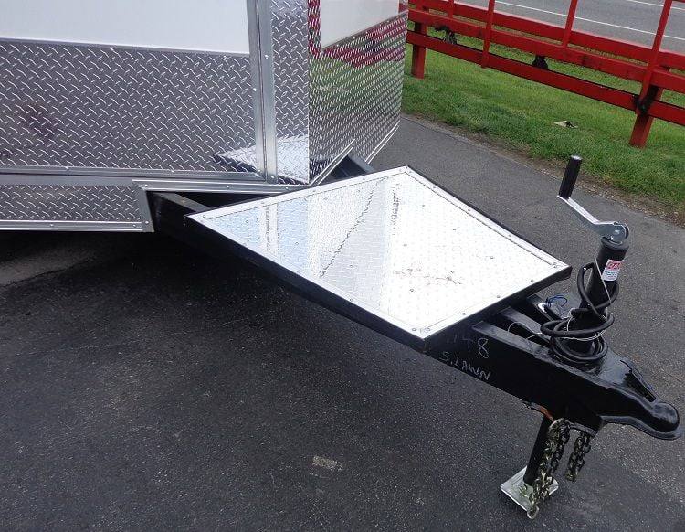 1286-concession-trailer-8.5-x16-white-event-food-catering-enclosed-kitchen-9.jpg Concession Trailer 8.5'x16' White - Event Food Catering Enclosed Kitchen