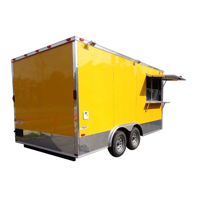 1288-concession-trailer-8.5-x16-yellow-catering-food-event-vending-1.jpg Concession Trailer 8.5'x16' Yellow - Catering Food Event Vending