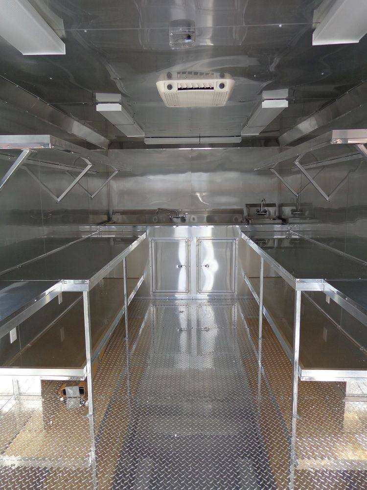 1288-concession-trailer-8.5-x16-yellow-catering-food-event-vending-13.jpg Concession Trailer 8.5'x16' Yellow - Catering Food Event Vending