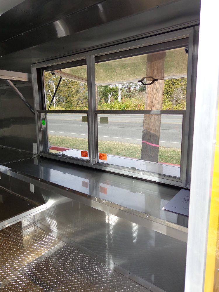 1288-concession-trailer-8.5-x16-yellow-catering-food-event-vending-16.jpg Concession Trailer 8.5'x16' Yellow - Catering Food Event Vending