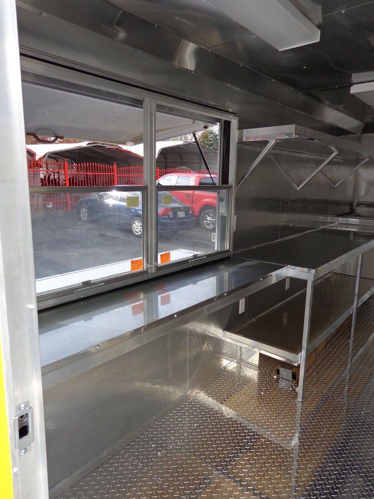 1288-concession-trailer-8.5-x16-yellow-catering-food-event-vending-18.jpg Concession Trailer 8.5'x16' Yellow - Catering Food Event Vending
