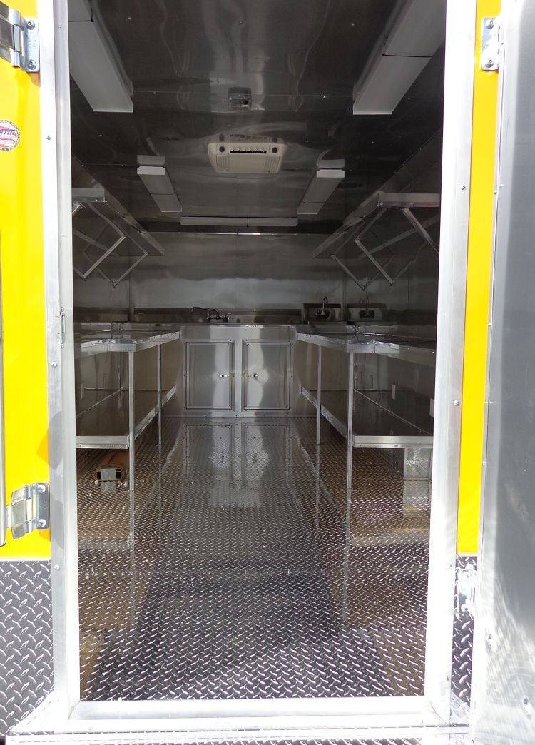 1288-concession-trailer-8.5-x16-yellow-catering-food-event-vending-20.jpg Concession Trailer 8.5'x16' Yellow - Catering Food Event Vending