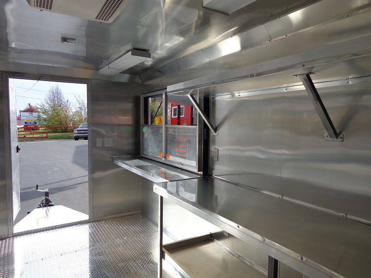 1288-concession-trailer-8.5-x16-yellow-catering-food-event-vending-21.jpg Concession Trailer 8.5'x16' Yellow - Catering Food Event Vending