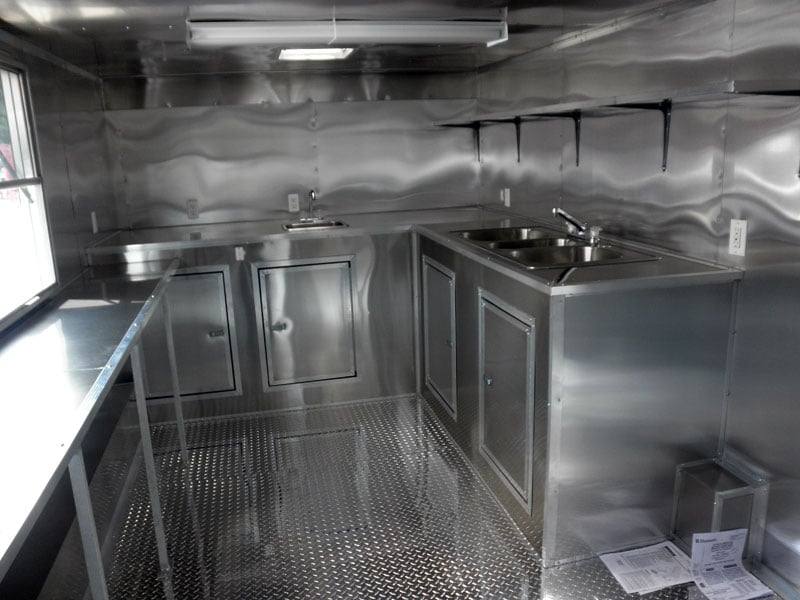 Concession Trailer 8.5'x16' Yellow - Food Vending Catering Event