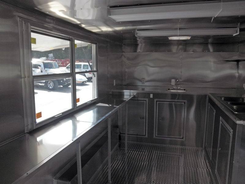 Concession Trailer 8.5'x16' Yellow - Food Vending Catering Event