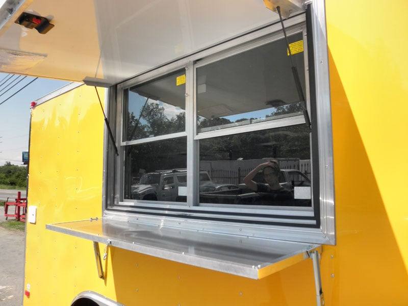 Concession Trailer 8.5'x16' Yellow - Food Vending Catering Event
