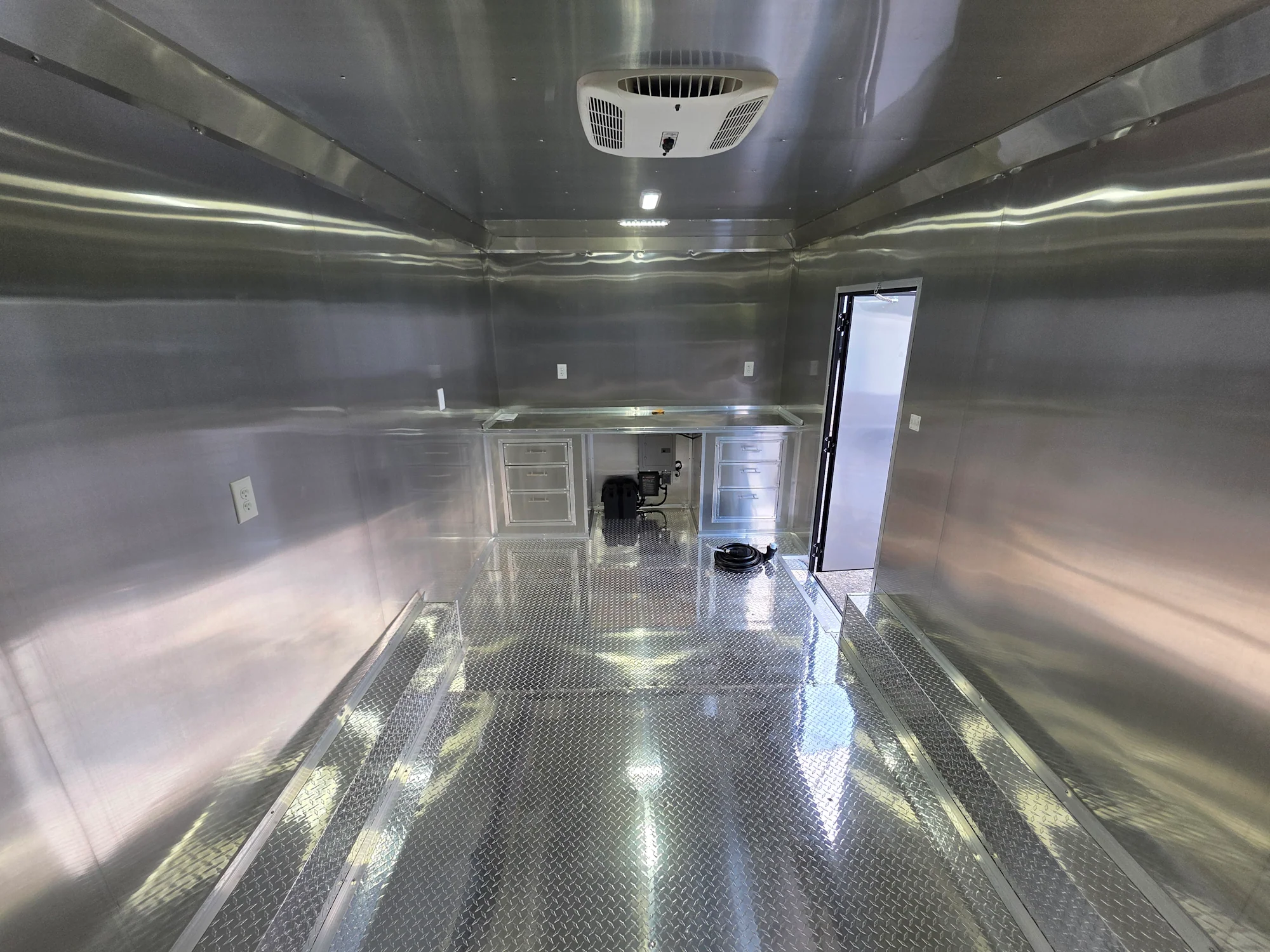 8.5' X 16' Custom Office and Mobile Operations Enclosed Trailer