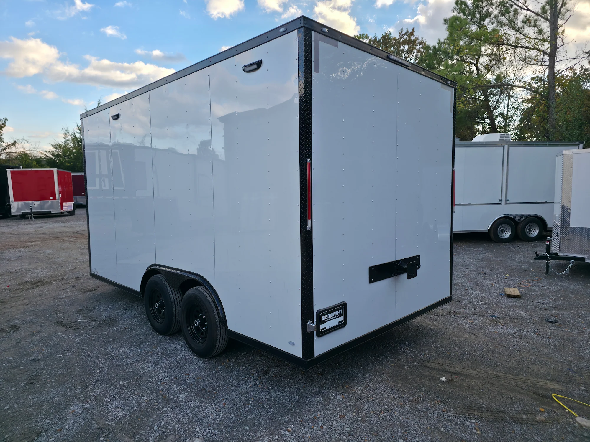 8.5' X 16' Custom Office and Mobile Operations Enclosed Trailer