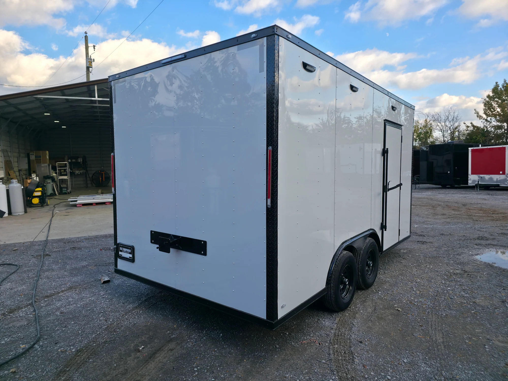 8.5' X 16' Custom Office and Mobile Operations Enclosed Trailer