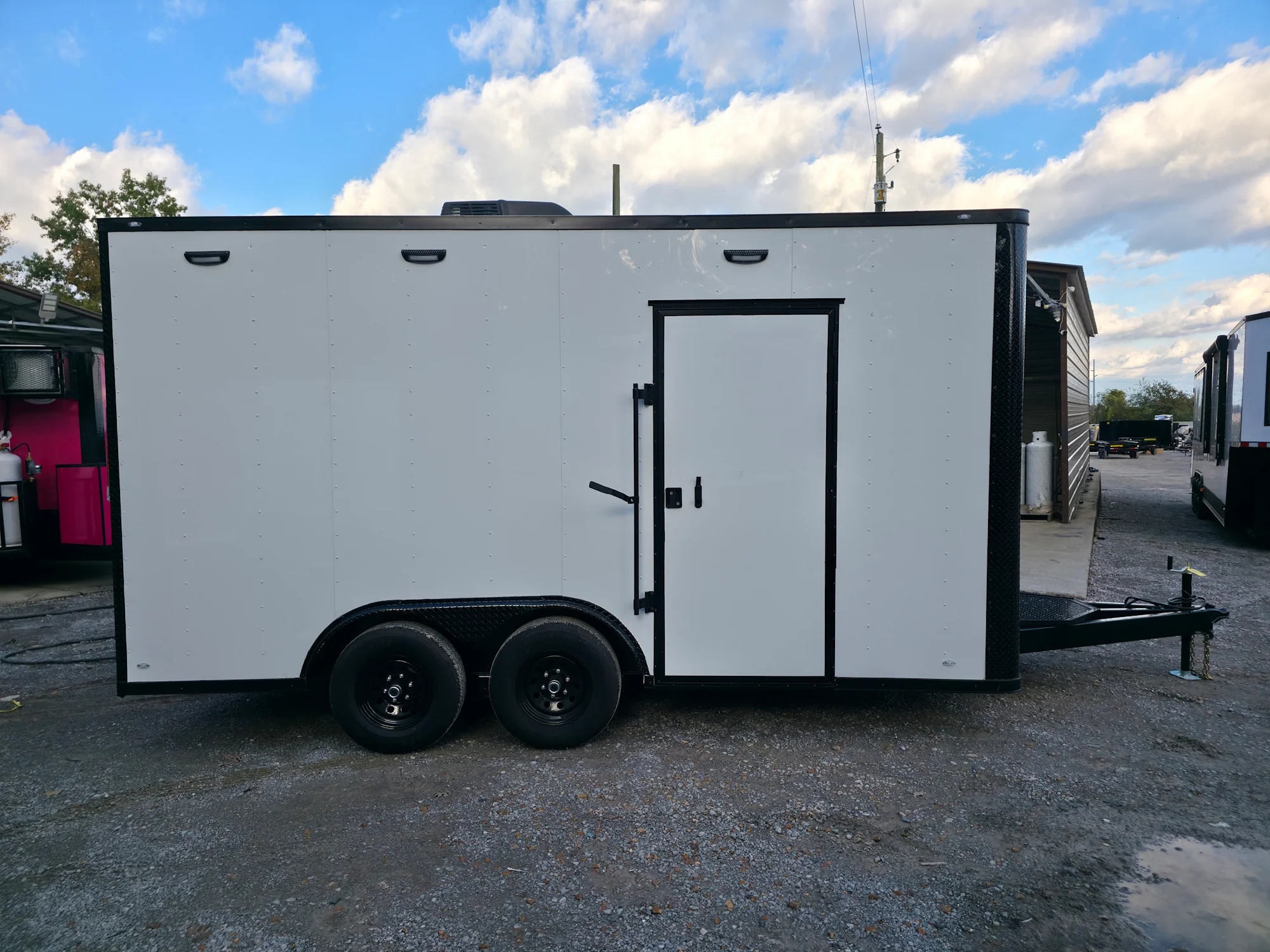 8.5' X 16' Custom Office and Mobile Operations Enclosed Trailer