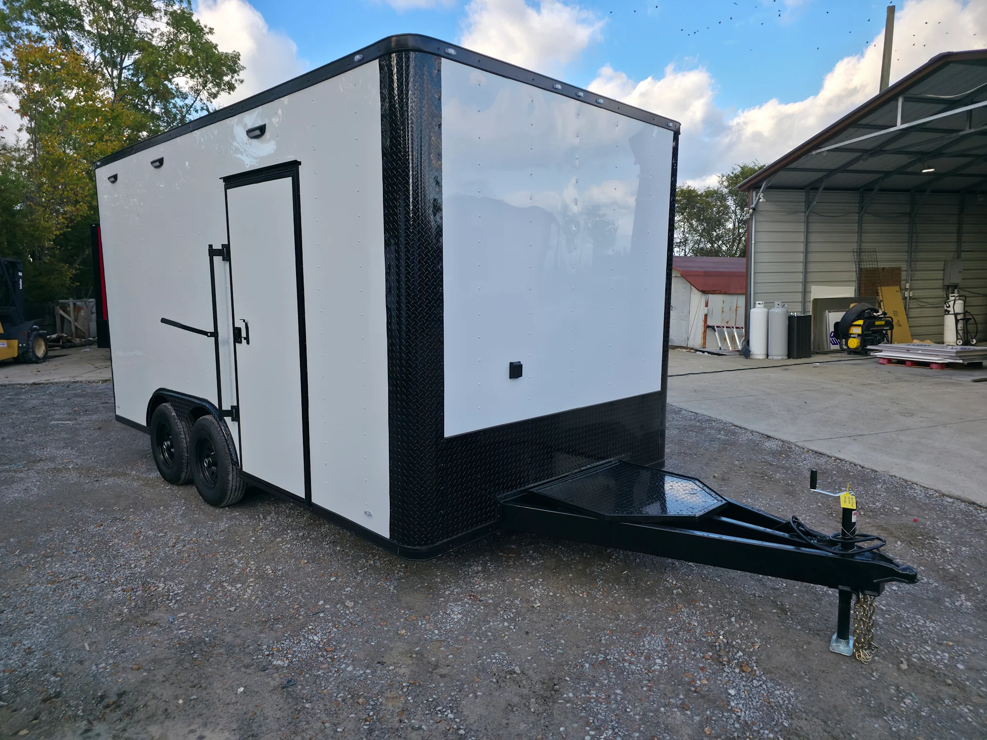 8.5' X 16' Custom Office and Mobile Operations Enclosed Trailer