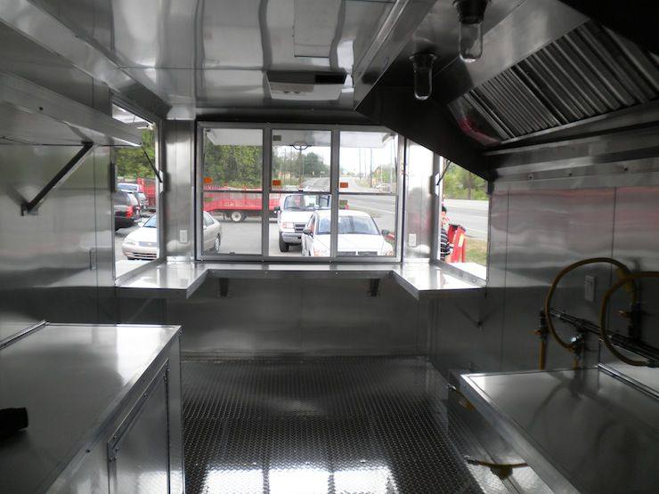 Concession Trailer 8.5'x17' Yellow - Catering Food Event Vending