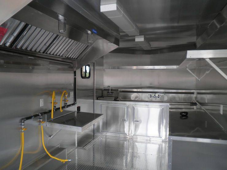 Concession Trailer 8.5'x17' Yellow - Catering Food Event Vending