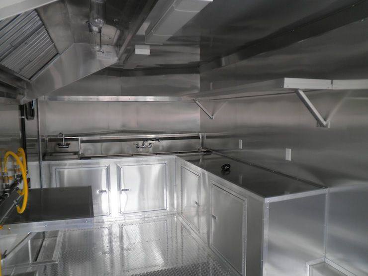 Concession Trailer 8.5'x17' Yellow - Catering Food Event Vending