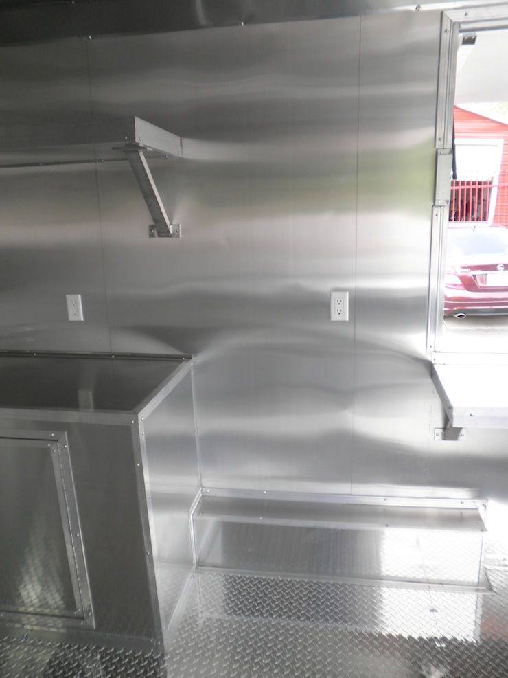 Concession Trailer 8.5'x17' Yellow - Catering Food Event Vending